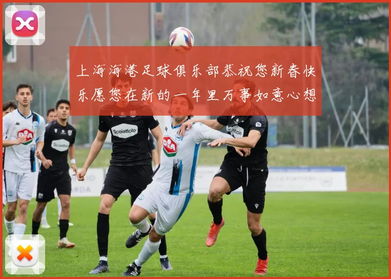 上海海港足球俱乐部恭祝您新春快乐愿您在新的一年里万事如意心想事成